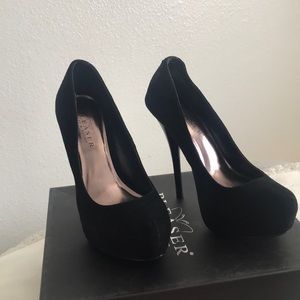 Black heels